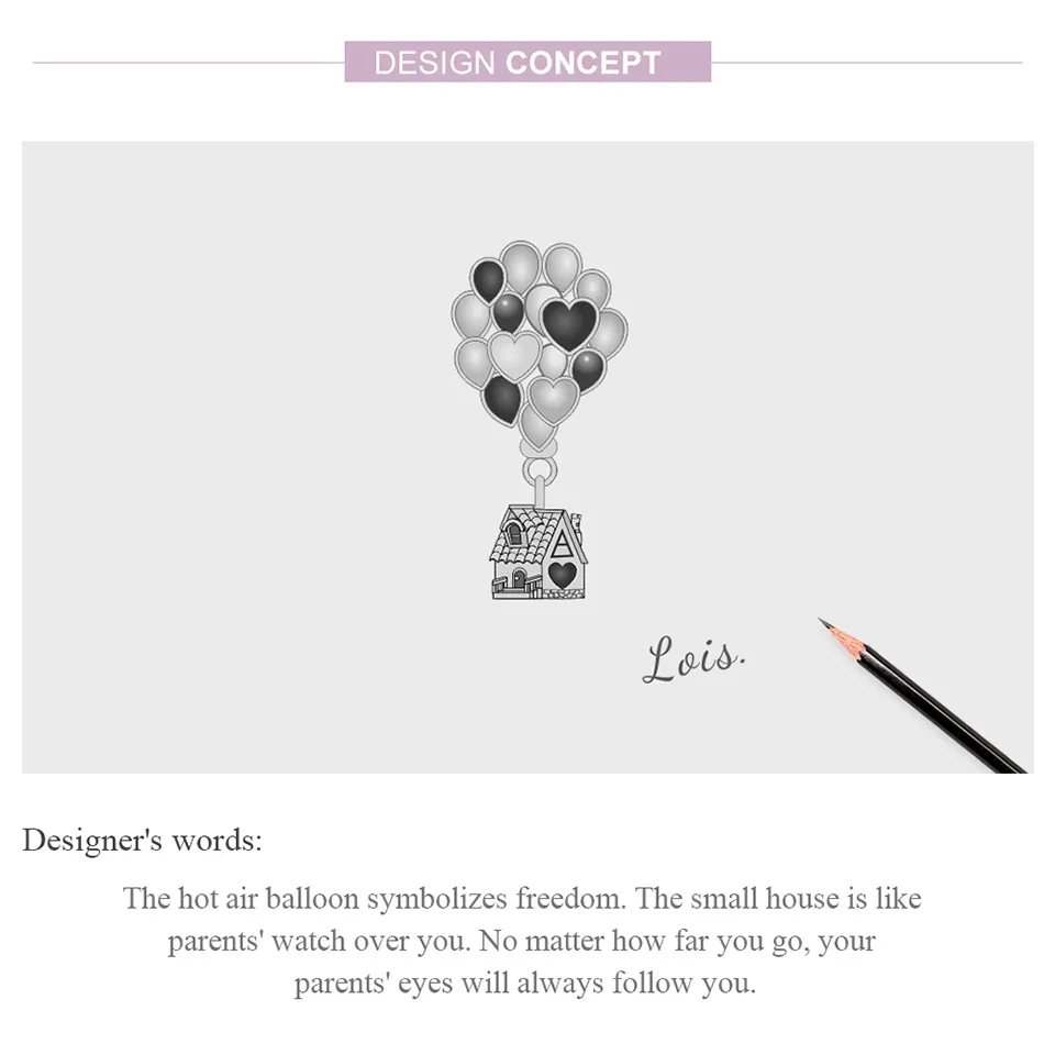 Hot air balloon Charm - Image 5